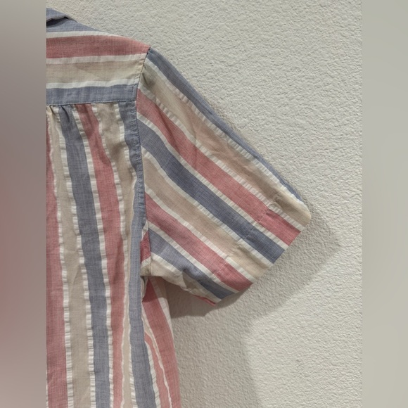 Vintage Diane Von Furstenberg Striped Retro Button
Front Collared Shirt Size 10 - Picture 13 of 15